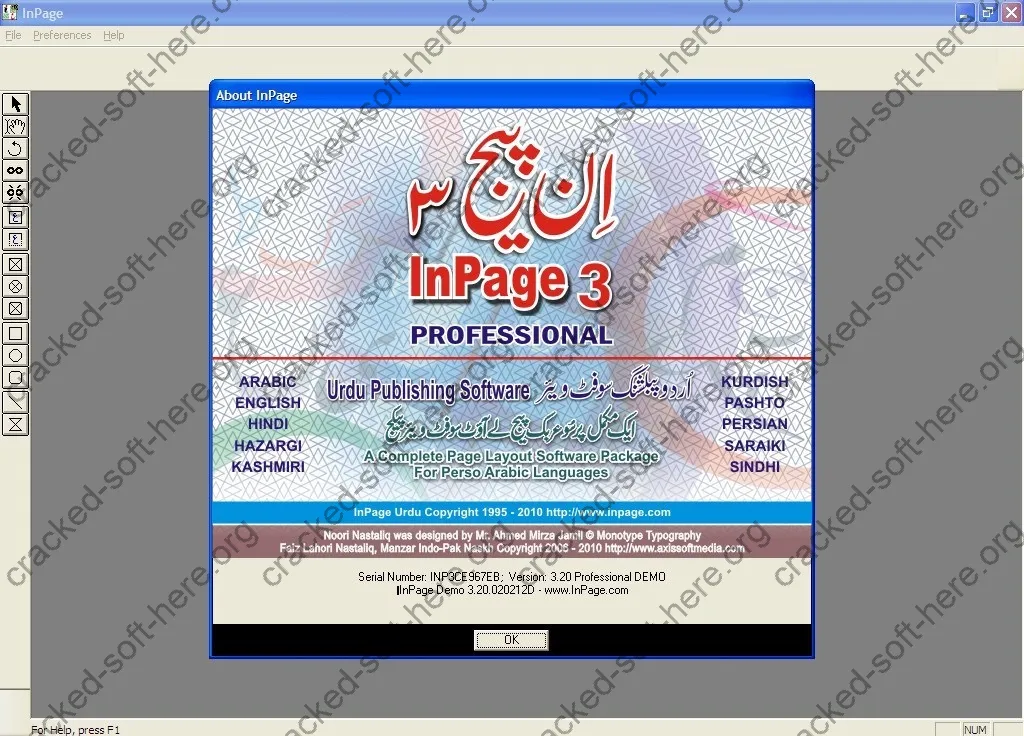InPage Professional Keygen 3.6 Free Full Activated